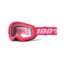 100% Strata 2 Youth Clear Lens Goggles in Pink