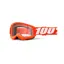 100% Strata 2 Youth Clear Lens Goggles in Orange