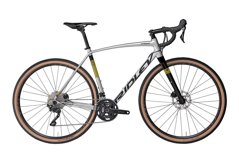 2021 RIDLEY KANZO A SHIMANO GRX 400 600 2X10 SPEED ALUMINIUM GRAVEL BIKE IN SILVER